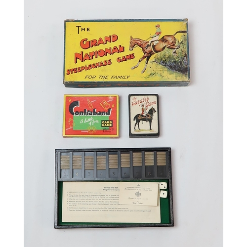 465 - A collection of boxed Dinky Toys by Editions Atlas; together with a Grand National Steeplechase Game... 