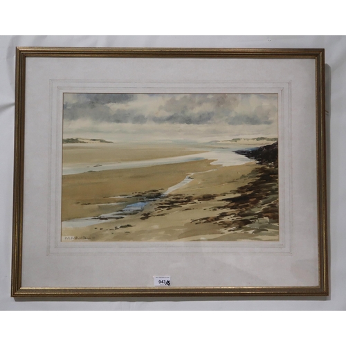 943 - SCOTTISH SCHOOLWatercolour, signed lower left 'Mathieson', dated (19)81, 36 x 50cmTogether with 4 ot... 