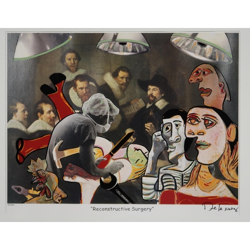 982 - NELSON DE LA NUEZ (CUBAN b.1958)RECONSTRUCTIVE SURGERYPrint multiple, signed lower right, numbered 2... 