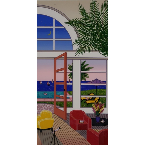 997 - FRANÇOIS LEDAN 'FANCH' (FRENCH b.1949)POOL HOUSE IN PALM BEACHPrint multiple, signed lower right, nu... 