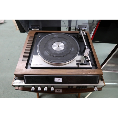 157 - A mid 20th century Garrard SP25 MK IV turntable and assorted records to include classical and spoken... 