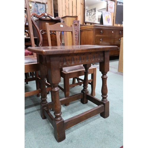 75 - A pair of Victorian rosewood balloon back parlour chairs,two assorted oak framed child's chairs and ... 