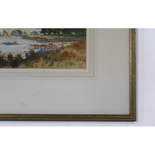 772 - GEROGE TREVOR BRIG O'DEE, INVERCAULDWatercolour, signed lower right, 24 x 35cmTitle inscribed t... 