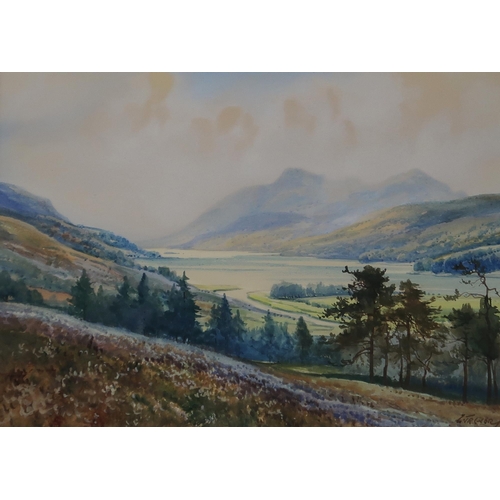 772 - GEROGE TREVOR BRIG O'DEE, INVERCAULDWatercolour, signed lower right, 24 x 35cmTitle inscribed t... 