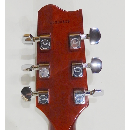 454 - Fender Esprit electric guitar Japan circa 1985 in cherry burst serial number 40300609 together with ... 