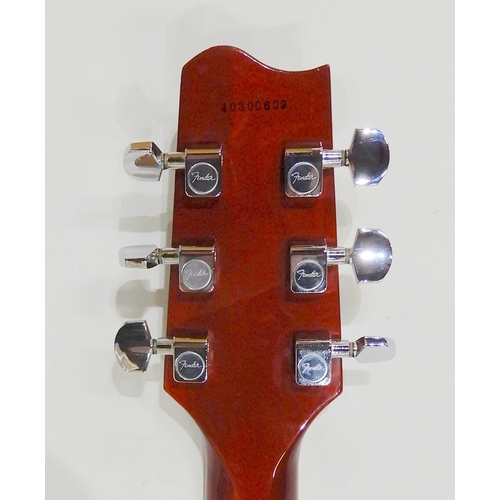 454 - Fender Esprit electric guitar Japan circa 1985 in cherry burst serial number 40300609 together with ... 