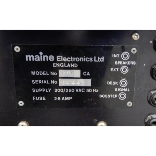 455 - Maine Electronics Ltd Model 808 twin speaker guitar amplifier