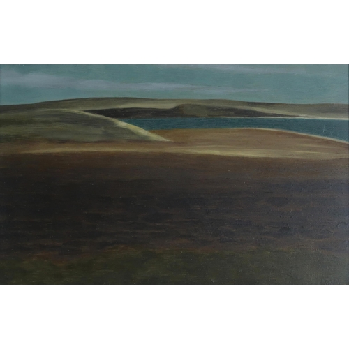 2920 - BET LOW ARSA RSW RGI (SCOTTISH 1924-2007)ORKNEY LANDSCAPE Oil on board, signed lower right, 16.5 x 2... 