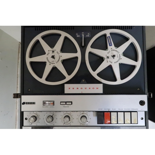 A lot comprising Ferguson reel to reel tape recorder and a Pioneer stereo  cassette tape deck model C
