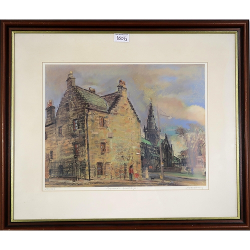 850 - ANTHONY ARMSTRONG (SCOTTISH b.1935)THE OLD GATE HOUSEPrint multiple, signed lower left, numbered 291... 