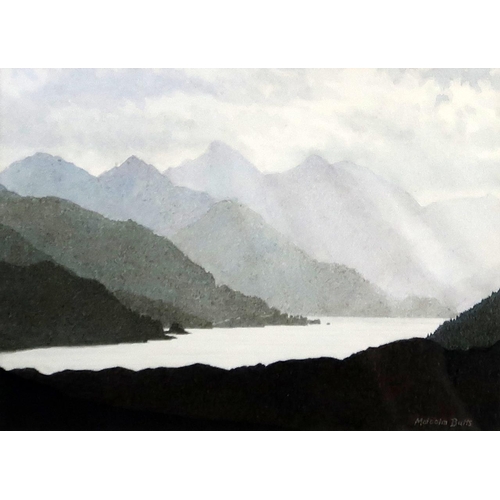 865 - MALCOLM BUTTS (SCOTTISH 1943-2009)FIVE SISTERS OF KINTAILWatercolour, signed lower right, 12 x 17cm... 