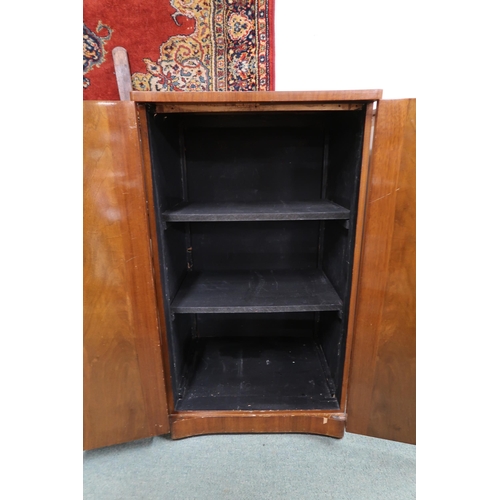 110 - An early 20th century mahogany HMV record cabinet, 95cm high x 53cm wide x 53cm deep