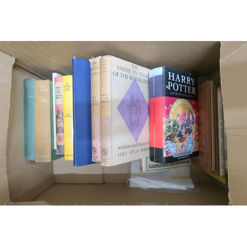 162 - A lot of four assorted boxes of books (4)