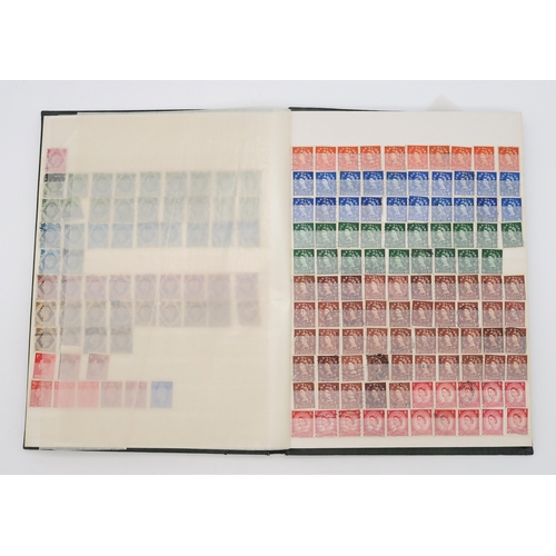 497 - STAMPS a collection of stamps in albums with mixed British, colonies to include Malta, Jamaica, Nata... 