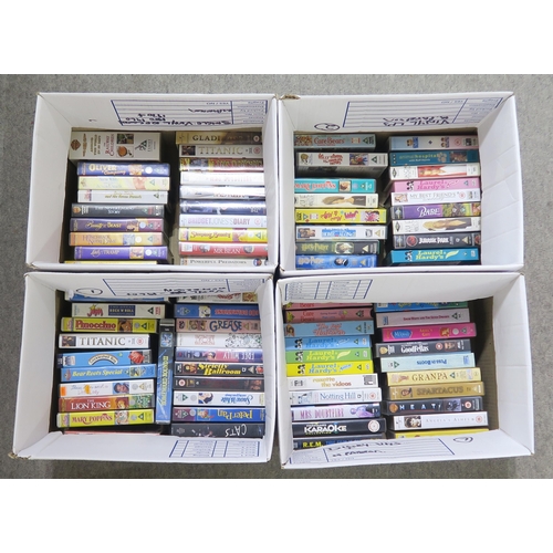 514 - VHS VIDEO CASSETTES to include Disney Classics, Pinocchio, Lion King, Harry Potter, Kylie Monogue, G... 