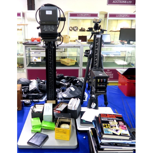 515 - PHOTOGRAPHY LAB EQUIPMENT with a Durst M305 Color enlarger, a Philips PCS 130 enlarger, JOBO Du... 