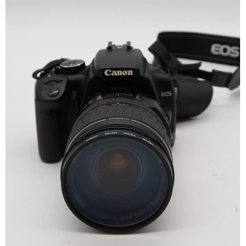 567 - CANON EOS 400D DIGITAL with Canon zoom EF 28-135mm, Canon EOS 1 with a Canon zoom lens EF 20~35mm 1:... 