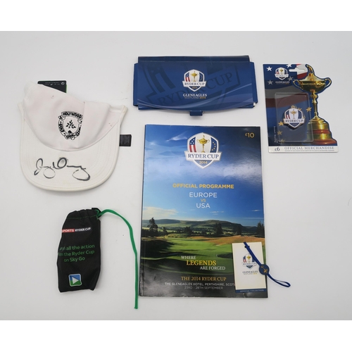 550 - Rory McIlroyA Nike Golf Hollywood Golf Club cap signed by Rory McIlroy, together with a small select... 