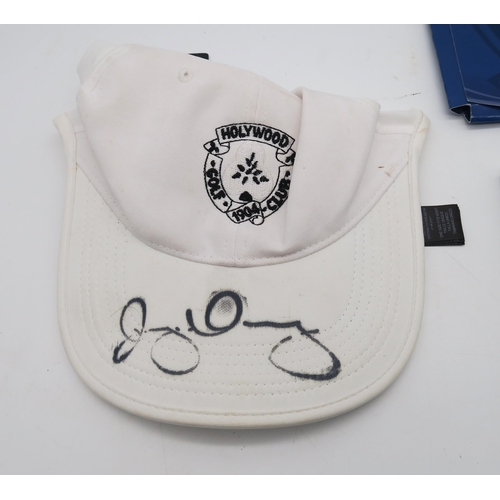 550 - Rory McIlroyA Nike Golf Hollywood Golf Club cap signed by Rory McIlroy, together with a small select... 