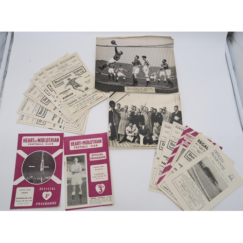 557A - SPORTING FOOTBALL PROGRAMMESA lot to include Sporting football programmes, Dunfermline Athletic vs C... 