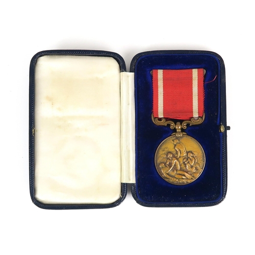 2615 - A GEORGE V BOARD OF TRADE SEA GALLANTRY MEDAL IN BRONZEThe edge engraved 