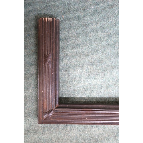 155 - A lot comprising Victorian oak framed wall mirror, another wall mirror and cast iron fender (3)