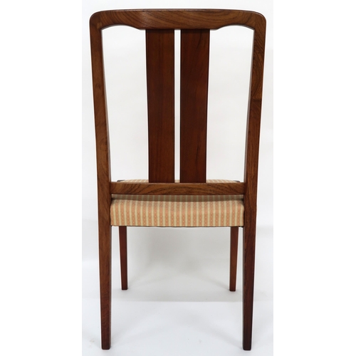 2118 - A MID 20TH CENTURY ROBERT HERITAGE FOR ARCHIE SHINE TEAK DINING SUITEcomprising six teak framed dini... 