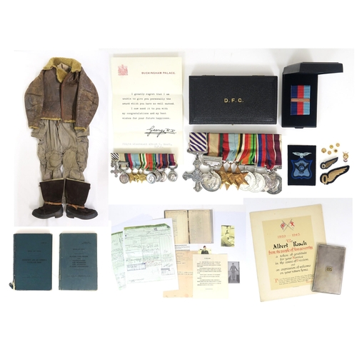 2619 - A SUPERB WW2 MEDAL GROUP AND ARCHIVE OF PERSONAL EFFECTS BELONGING TO THE LATE FLIGHT LIEUTENANT ALB... 