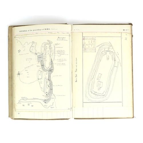 2622 - H.M.S CENTURION: A LOG BOOK KEPT BY MIDSHIPMAN St. ANDREW OLIVER St. JOHN, 1900-01During which time ... 