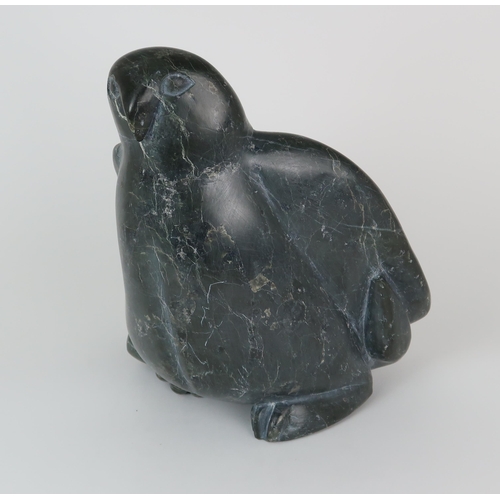 2953 - PAMALIRA KIGAIOWLSoapstone carving, inscribed indistinctly to base, 29cm (11.5