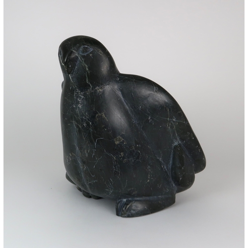 2953 - PAMALIRA KIGAIOWLSoapstone carving, inscribed indistinctly to base, 29cm (11.5