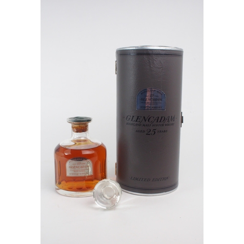 2655 - GLENCADAM SINGLE HIGHLAND MALT WHISKY AGED 25 YEARS limited edition 63/1000 in presentation box 70cl... 