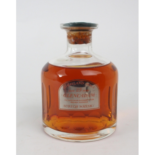 2655 - GLENCADAM SINGLE HIGHLAND MALT WHISKY AGED 25 YEARS limited edition 63/1000 in presentation box 70cl... 