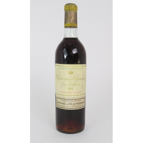 2668 - CHATEAU D 'YQUEM LUR SALUCES SAUTERNES 1963