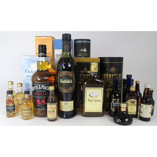 2669 - Glenfiddich - 18 Year Old Ancient Reserve Single Malt Scotch Whisky 75cl 43% vol, The Glenlivet... 