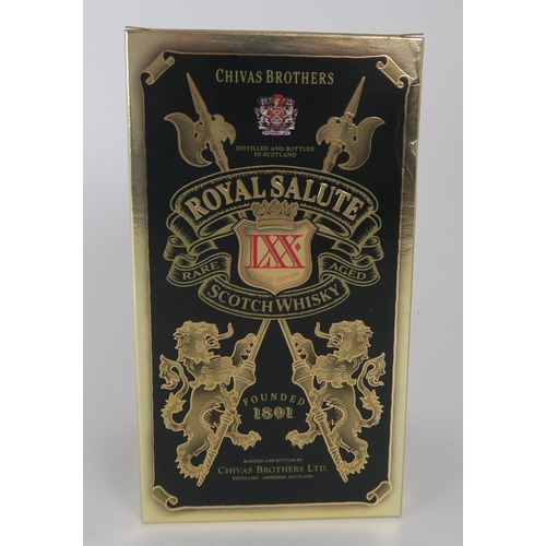 2673 - CHIVAS BROTHERS LTD ROYAL SALUTE LXX 21 YEAR OLD BLENDED SCOTCH WHISKY 70CL, 40% ABV Chinese Ex... 