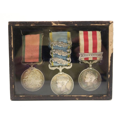 2614A - A VICTORIAN MEDAL GROUP OF THREE TO CORPORAL RICHARD TORRANCE, 42nd ROYAL HIGHLANDERSComprising Turk... 