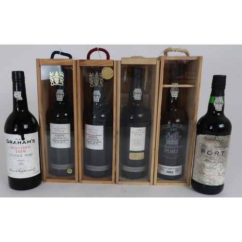 2675A - PORT GRAHAM'S MALVEDOS 1979 VINTAGE 75CL, 20% ABV, Cockburn's Late Bottled Vintage Port 1982, M&... 