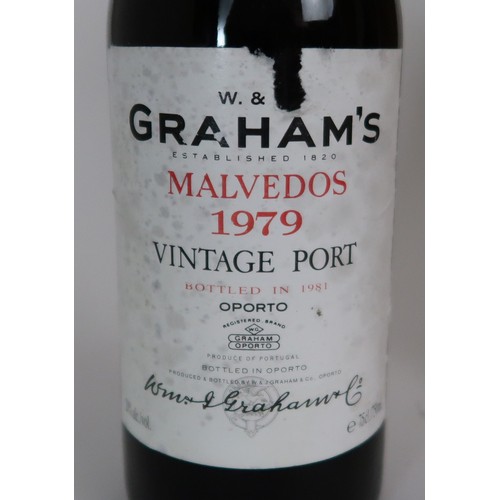 2675A - PORT GRAHAM'S MALVEDOS 1979 VINTAGE 75CL, 20% ABV, Cockburn's Late Bottled Vintage Port 1982, M&... 