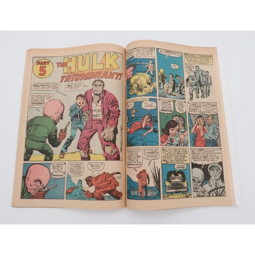 520 - THE INCREDIBLE HULK #1 (1962)9d, Origin and first appearance of the Hulk, first appearances of Rick ... 