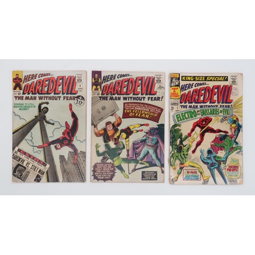 523 - DAREDEVIL #6 & #8 (1964)12¢, and Daredevil King-size Special #1, including the first appearance ... 