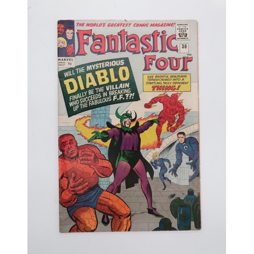 525 - FANTASTIC FOUR #29 & #30 (1964)9d, the first cover appearance of the Watcher & the first app... 