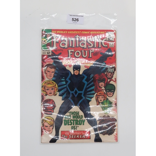 526 - FANTASTIC FOUR #46 (1966)12¢, first appearance of Black Bolt & first Black Bolt cover, Jack Kirb... 