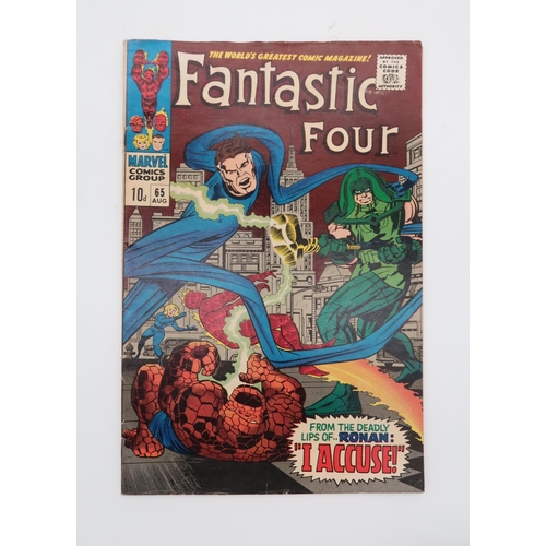 527 - FANTASTIC FOUR #65, #68, #71 & #73-75 (1967-)includes the first appearances of Ronan The Accuser... 