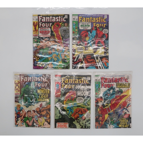 528 - FANTASTIC FOUR (1968-)issues #79, #81 (The Inhuman Crystal joins the team as Invisible Girl's tempor... 