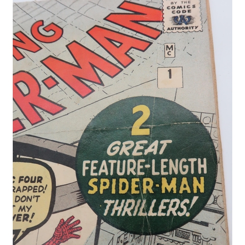 533 - THE AMAZING SPIDER-MAN #1 (1963)9d, First appearance of Spider-man in his own title (2nd overall app... 