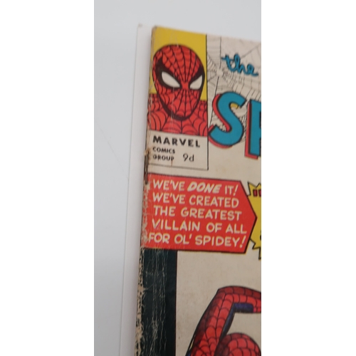 537 - THE AMAZING SPIDER-MAN #13 (1964)9d, origin and first appearance of Mysterio, Steve Ditko cover art,... 