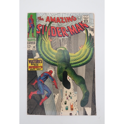 542 - THE AMAZING SPIDER-MAN #37-38, #48-49, #58 (1966-)first appearance of Mendel Stromm, #38 is Steve Di... 