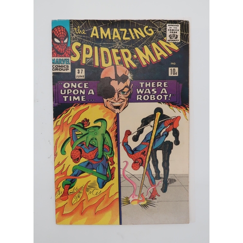 542 - THE AMAZING SPIDER-MAN #37-38, #48-49, #58 (1966-)first appearance of Mendel Stromm, #38 is Steve Di... 