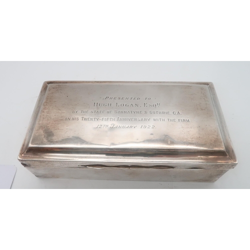 459 - A collection of silver including a silver cigarette case (af), by Joseph Gloster Ltd, Birmingham, a ... 